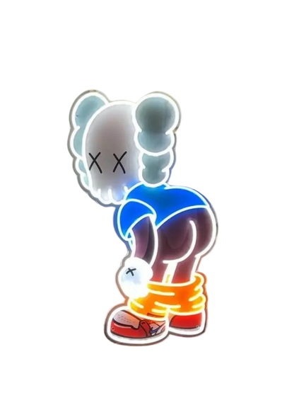 KAWS STATUE - NEON SIGN