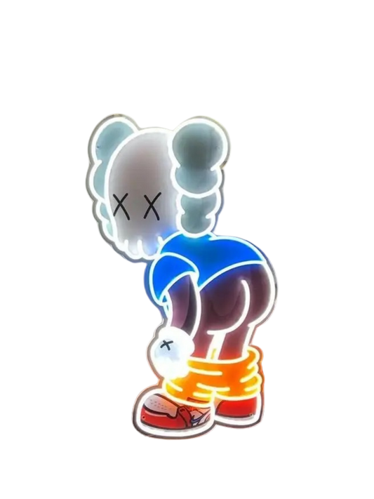 KAWS STATUE - NEON SIGN